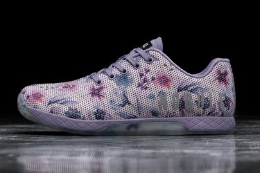 Nobull Superfabric Women's Trainers Purple Floral | Australia (EC9576)